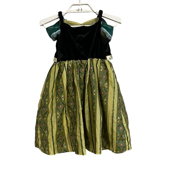 Disney Parks Princess Anna Green Dress Costume Dress Up - Picture 3 of 6
